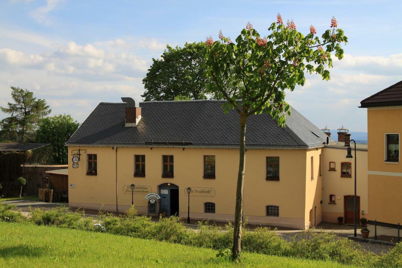 Pension Und Gaststaette "Zur Brauschaenke" Schöneck Kültér fotó